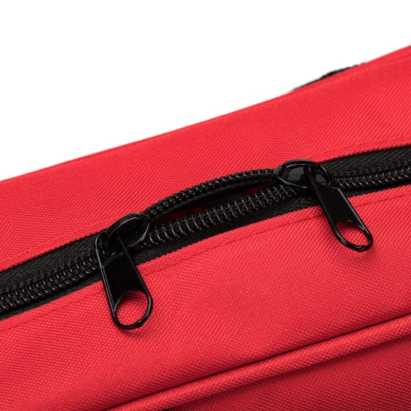 Jipemtra First Aid Bag, Small First Aid Bag Red First Aid Bag Small Portable Medicine Outdoor Travel Rescue Bag Pouch Tote First Responder for Camping Hiking Trekking Sport Home Health Car Red With Handles - BeesActive Australia