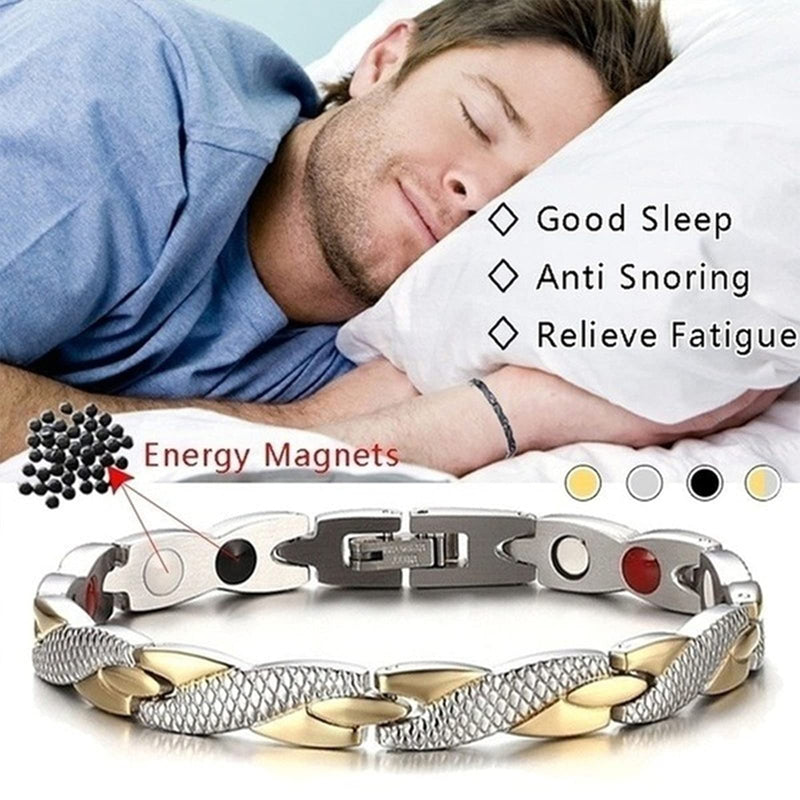WDYY Elegant Therapy Fit Plus Bracelet, Slimming Weight Loss Anti-fatigue Bracelet for Men Women (Silver) - BeesActive Australia