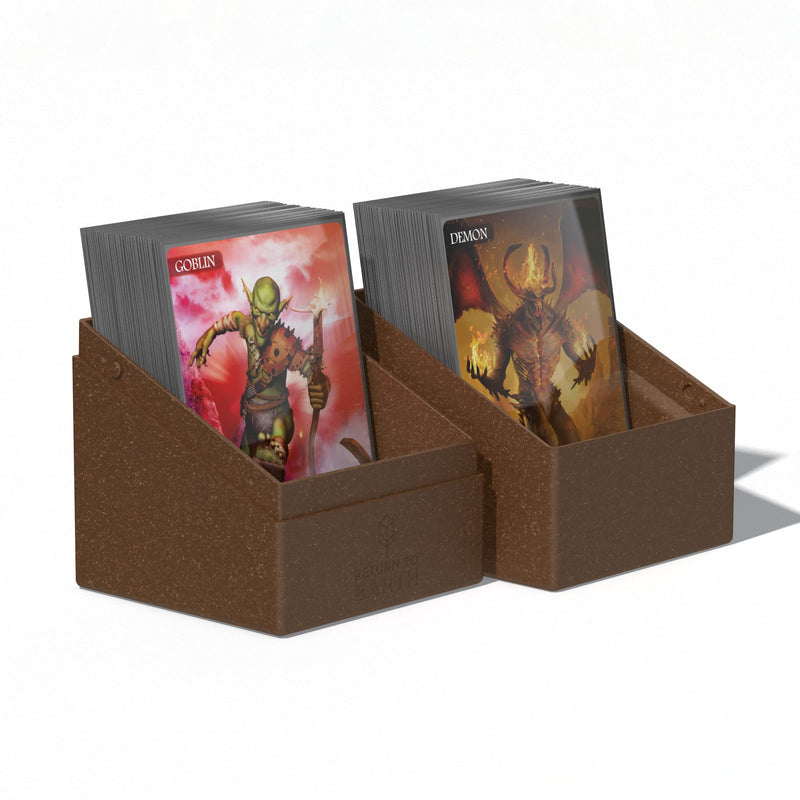 Ultimate Guard RTE Boulder 100+, Deck Case for 100 Double-Sleeved TCG Cards, Brown, 97% Renewable, Made in Germany, Secure & Durable Storage 100+ - BeesActive Australia