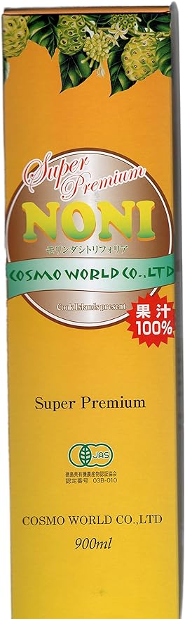 DOKA-SHOP High Wave Certified Product [Super Premium Noni Juice] 100% Organic Noni Juice 4 Months Aged Fermentation 900ml - BeesActive Australia