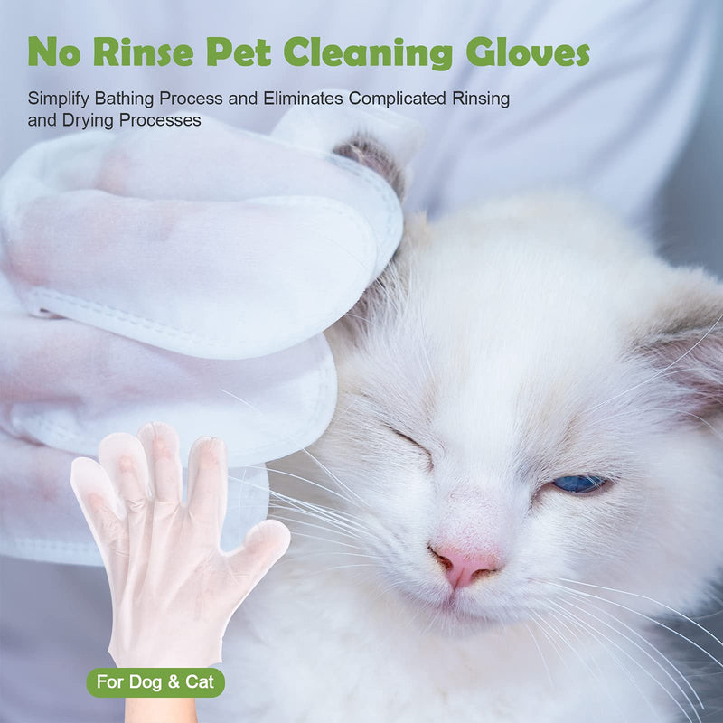 ZNOKA Pet Grooming Glove - Gentle Deshedding Brush Glove - Efficient Pet Hair Remover Mitt - Enhanced Five Finger Design - Perfect for Dog & Cat with Long & Short Fur 14pcs/2-Pack - BeesActive Australia