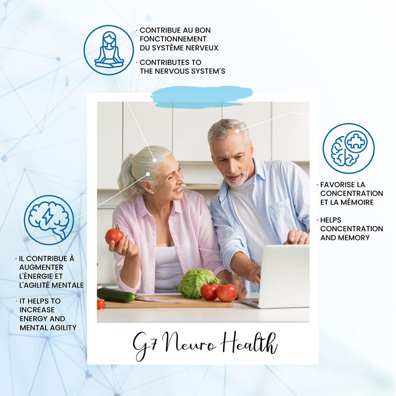 G7 Neuro Health. Silica and Biotin Supplement with Magnesium, Collagen Booster, Memory Supplements and Concentration Pills, Heavy Metal Detox Supplements. 120 Silica and Biotin Capsules. - BeesActive Australia