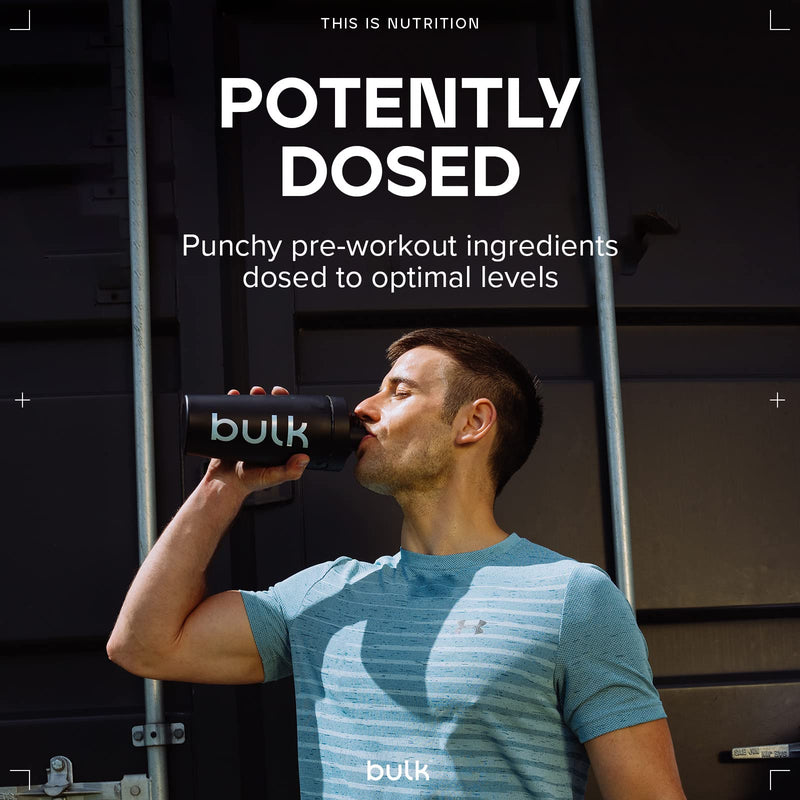 Bulk Pre Workout Advanced, Energy Drink Flavour, 500 g, Packaging May Vary - BeesActive Australia