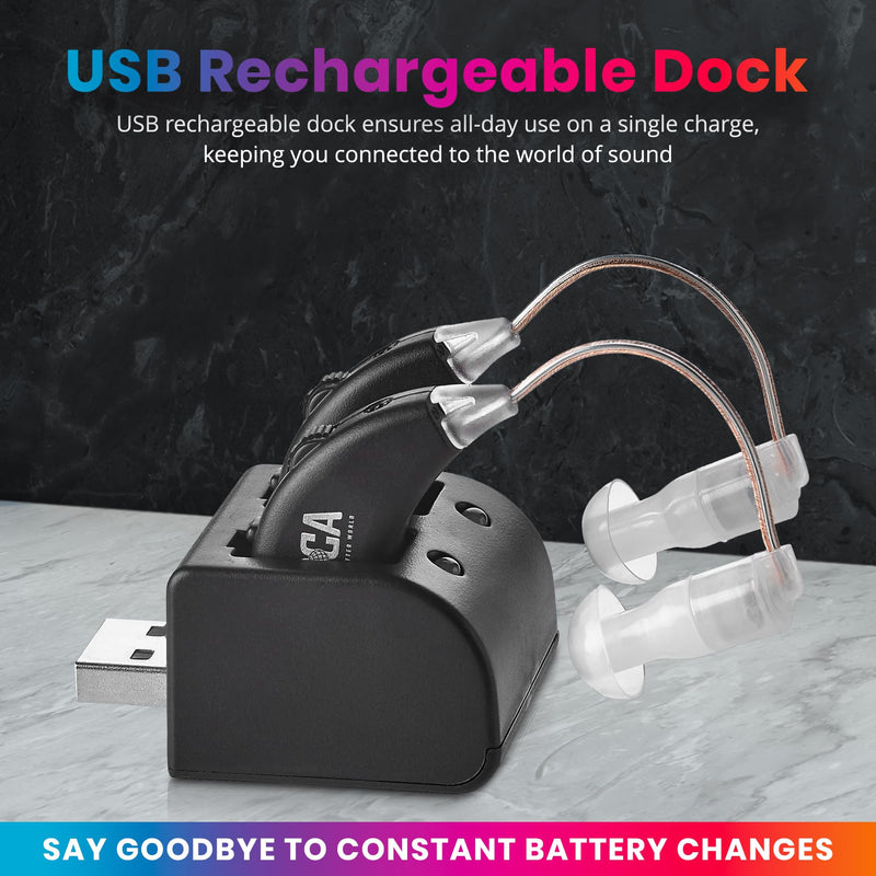 Digital Device- Rechargeable Premium device Pair with USB Dock, Devices with Long Lasting Battery Life, Black - BeesActive Australia