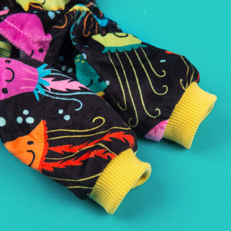 CuteBone Dog Clothes Pjs Dog Apparel Dog Jumpsuit Pet Clothes Pajamas XXL(Chest Girth22’’-22.5’’ Back Length18’’-18.5’’) 1#Jellyfish - BeesActive Australia