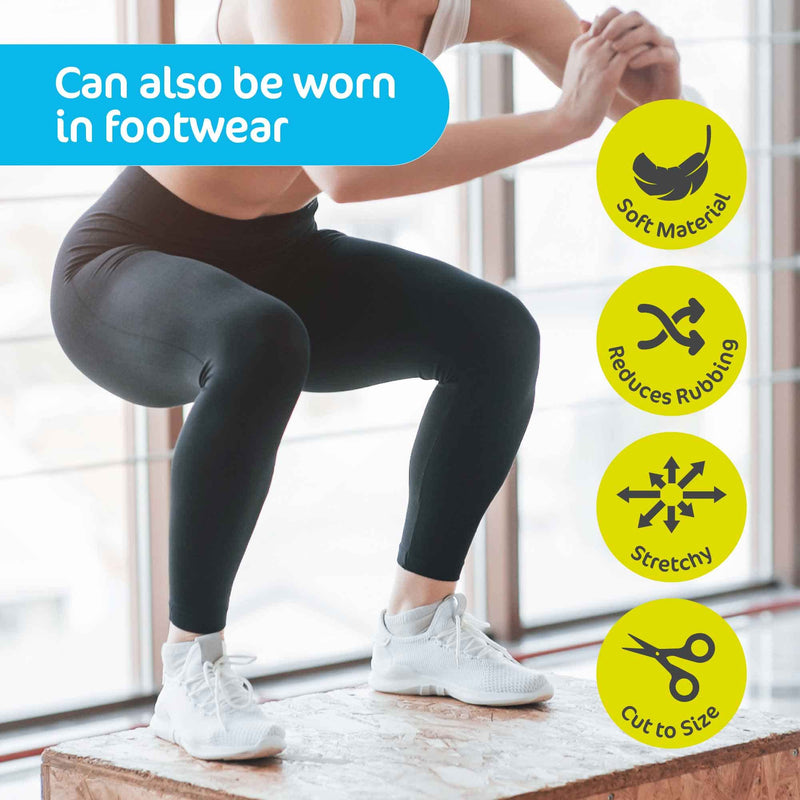 Pack of 5 Protectoe Toe Cushion Tubes, Toe Protectors, Toe Bandage 15cm Length (Middle Toes) Middle Toes - BeesActive Australia
