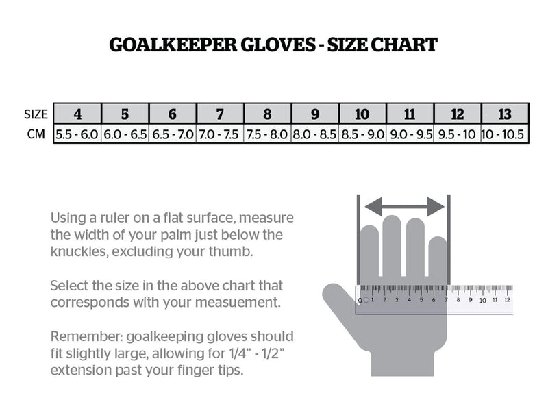 Storelli Gladiator Challenger Goalkeeper Gloves | Protective Soccer Goalie Gloves | Enhanced Finger and Hand Protection 1.0 Fixed Spines 7 - BeesActive Australia