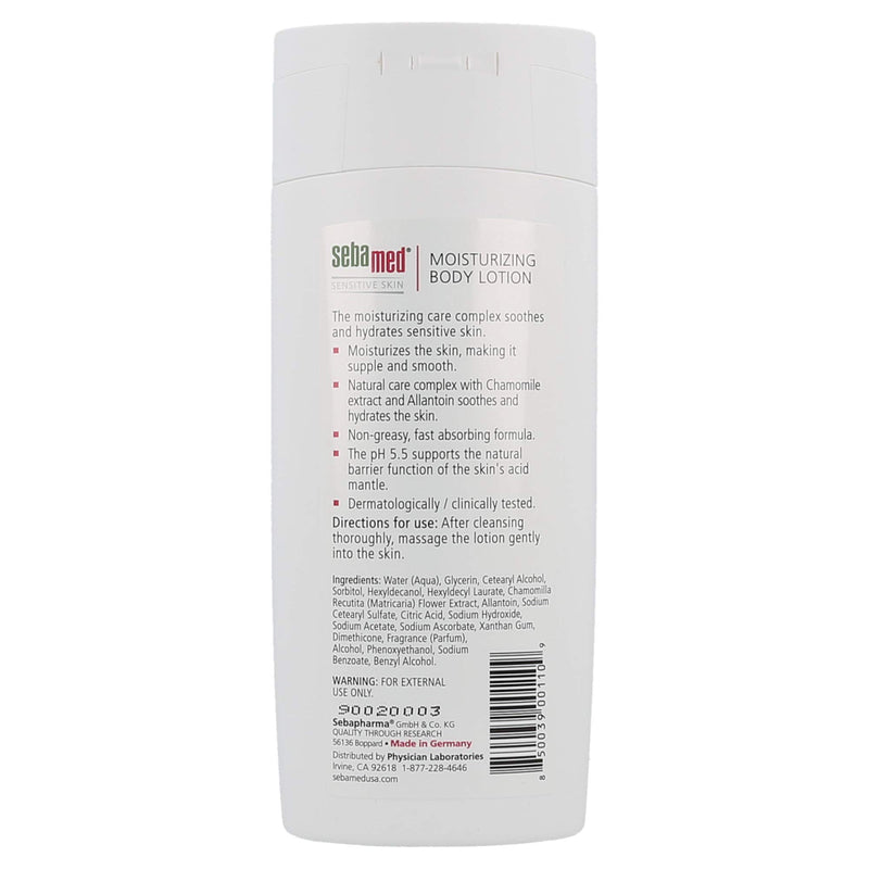 Sebamed Moisturizing Lotion pH 5.5 for Sensitive Skin Dermatologist Recommended Moisturizer 6.8 Fluid Ounces (200 Milliliters) 6.76 Fl Oz (Pack of 1) - BeesActive Australia