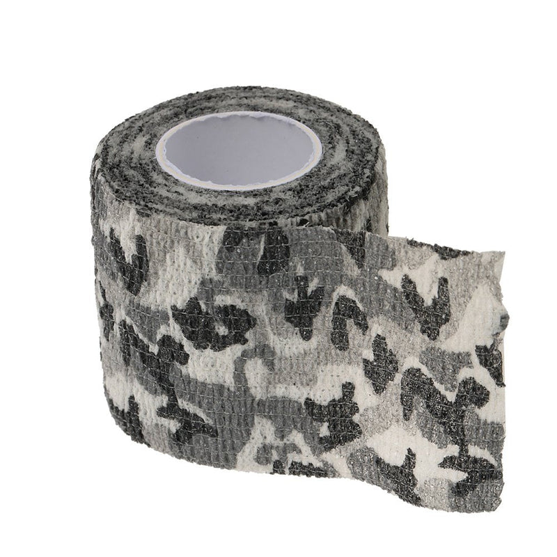 SEADESKY Uning Self-Adhesive Protective Camouflage Tape Wrap 5CM x 4.5M Tactical Camo Form Multi-Functional Non-Woven Fabric Stealth Tape Stretch Bandage for Outdoor Military Hunting Camouflage 6 - BeesActive Australia