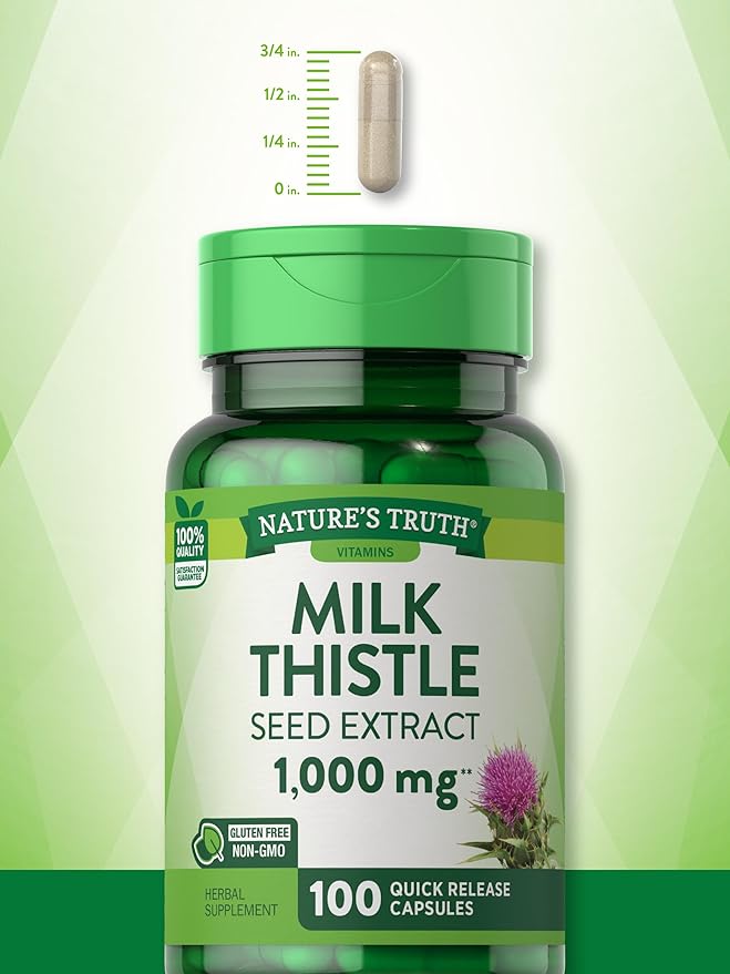 Nature's Truth Milk Thistle Seed Extract 1000 mg, 100 Count by Nature's Truth - BeesActive Australia