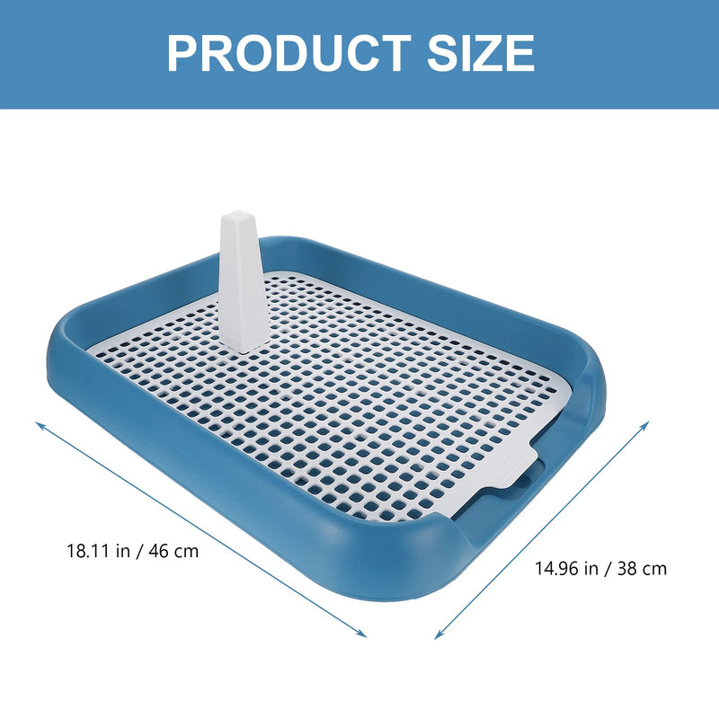 LUOZZY Training Pad Holde Mesh Dog Toilet Dog Potty Tray Anti-Slide Dog Toilet for Pet Supplies, Blue - BeesActive Australia