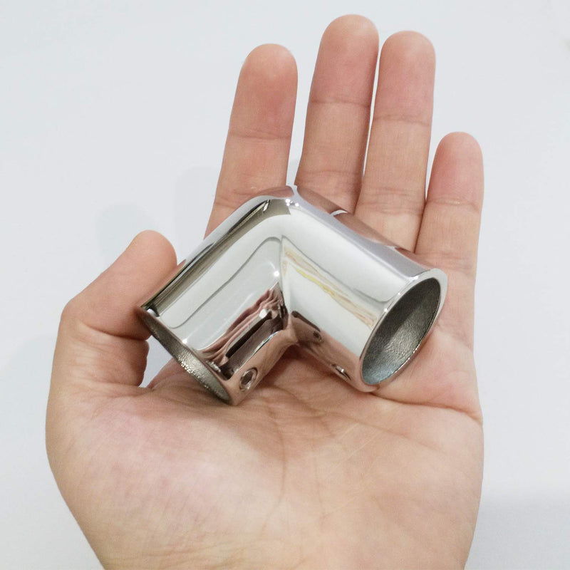 [AUSTRALIA] - Keehui Heavy Duty 2Way Boat Hand Rail Fitting 90 Degree - 7/8 inch Elbow 316Stainless Steel Marine Hardware(1PC) 1PC of 7/8inch 