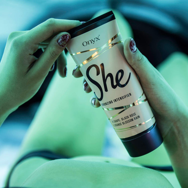 Onyx She - Intensifying Tanning Lotion – Bronzing Tan Maximizer for Women - BeesActive Australia