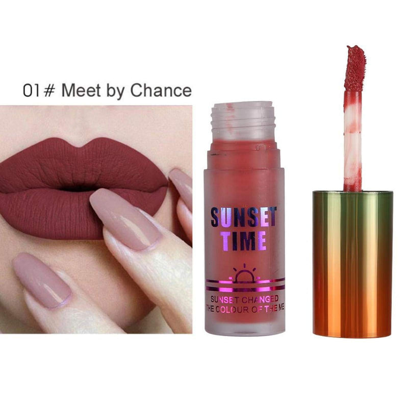 Matte Liquid Lipstick, Ink Waterproof Lip Gloss Beauty Lips Makeup Long-Lasting Non-Stick Cup Velvet Lip Gloss Lip Plumper Makeup Lip Makeup Cosmetics Tool(01) 01 - BeesActive Australia