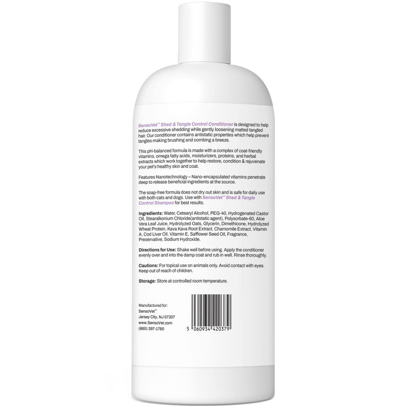 SensoVet Shed & Tangle Control Conditioner for Dogs and Cats - BeesActive Australia