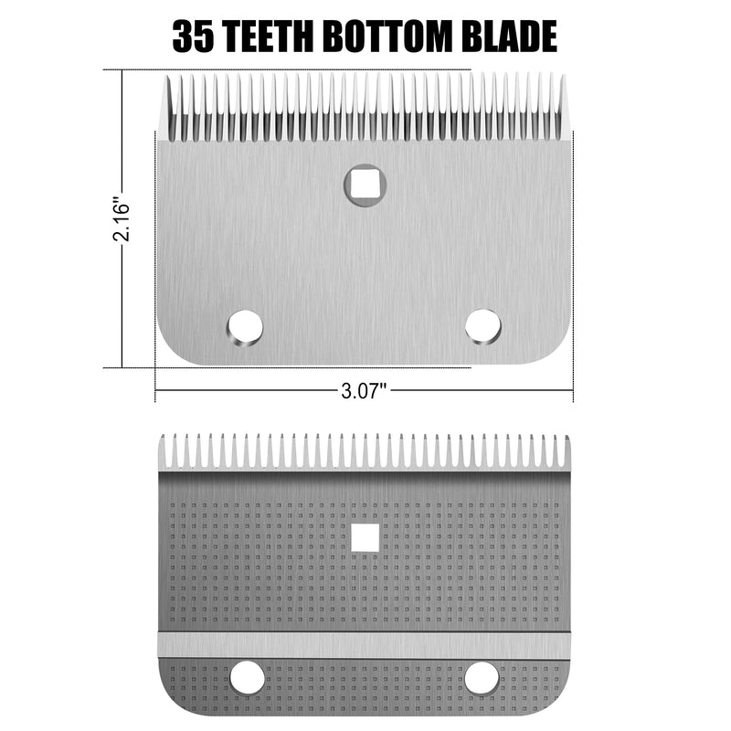 BEETRO Horse Shears Replacement Blades, Professional Stainless Steel Clipper Blades for Horse Equine Goat Pony Cattle - BeesActive Australia