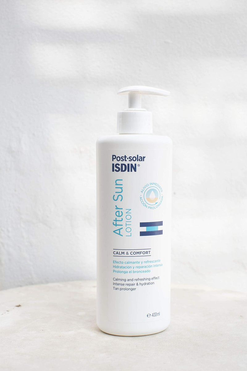 ISDIN Post-solar After Sun Lotion 400ml | Calming and cooling effect | Intense hydration and repair - BeesActive Australia