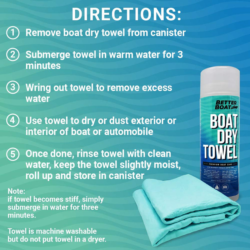[AUSTRALIA] - Ultra Absorbent Chamois Cloth Synthetic Shammy Towel for Car and Boat Marine Grade Drying and Cleaning Supplies Dry 