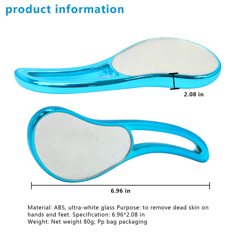 Foot Rasp Professional Scrubber Foot Care Callus File Feet Pedicure with Nanotechnology (Blue) Blue - BeesActive Australia