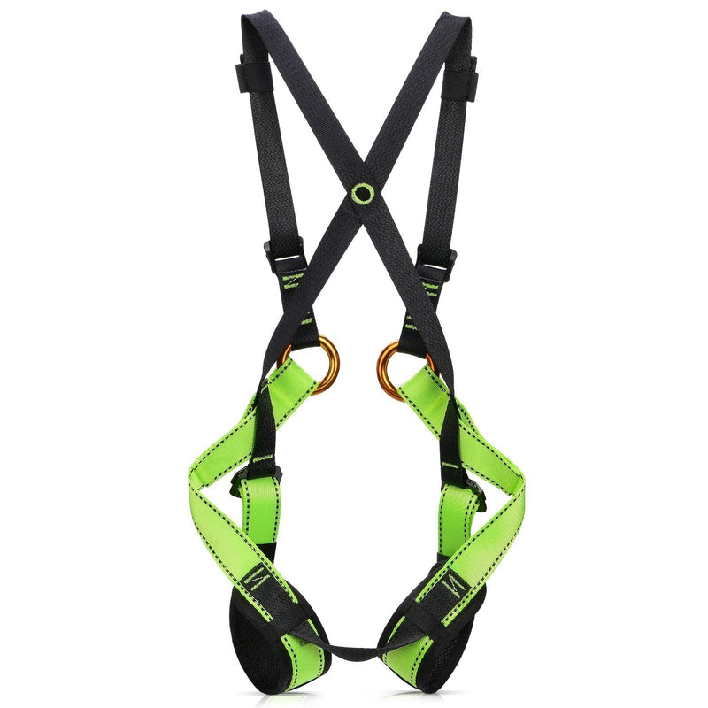 Gonex Kids Full Body Climbing Harness, Child Safety Harness Comfortable Seat Belts for Rock Climbing Extension Training Tree Climbing Mountaineering Rappelling Zipline - BeesActive Australia