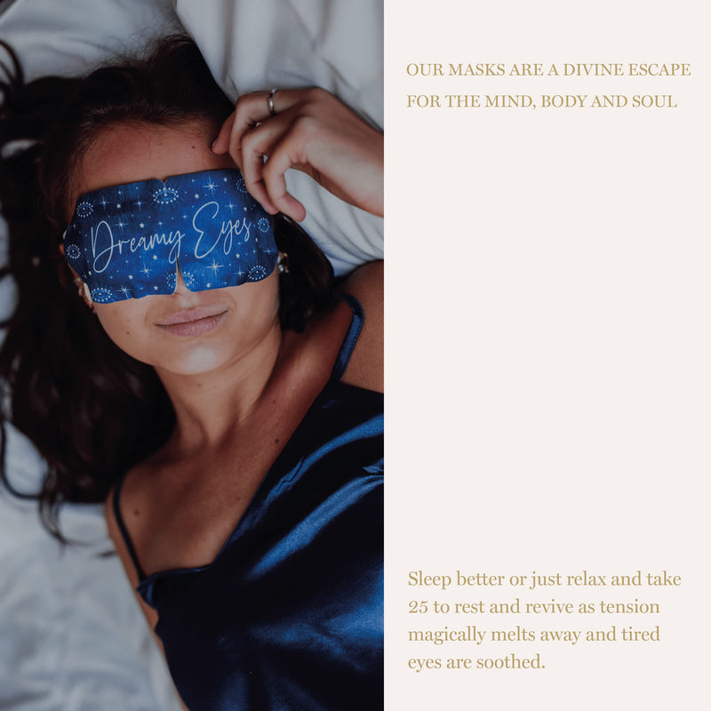 5 Dreamy Eyes Self-Heating Eye Masks, Box of 5, Heated Eye Mask, Migraine Relief and Soothing Sleep Mask - BeesActive Australia