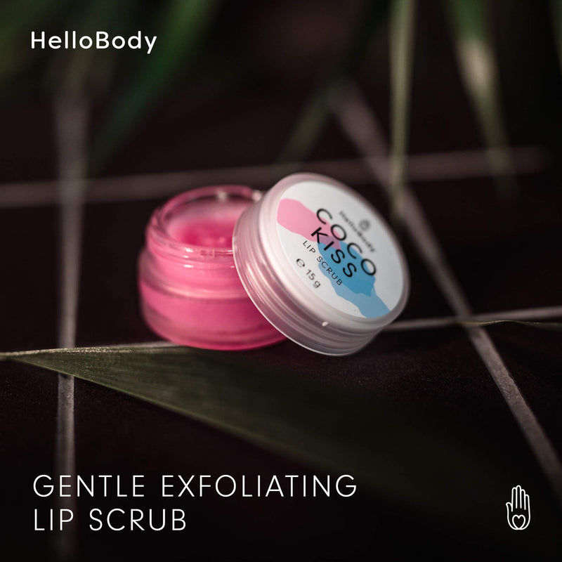 HelloBody Coco Kiss Lip Scrub (0.5 oz) - BeesActive Australia