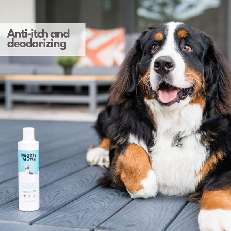 Mighty Mutt Natural and Hypoallergenic Dog Shampoo & Conditioner | Anti-Itch, Deodorizing and Soothing Dog Shampoo for Smelly Dogs (9oz.) - BeesActive Australia