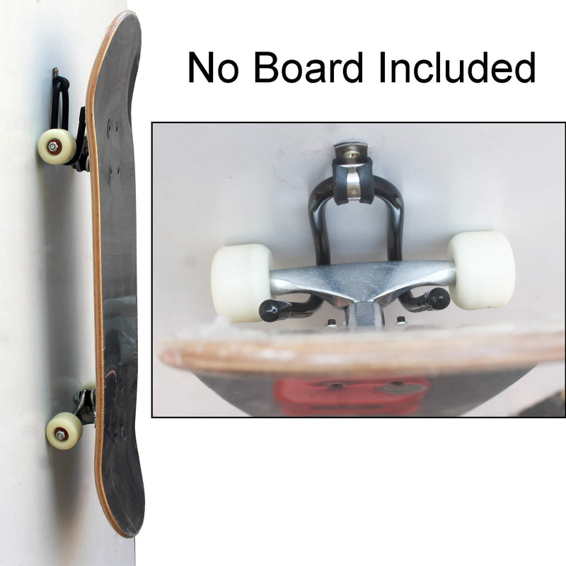 YYST Skateboard Wall Mount Wall Hanger Rack Storage Display - W/ Hardware - No Board Included - W Style - 4/PK - BeesActive Australia