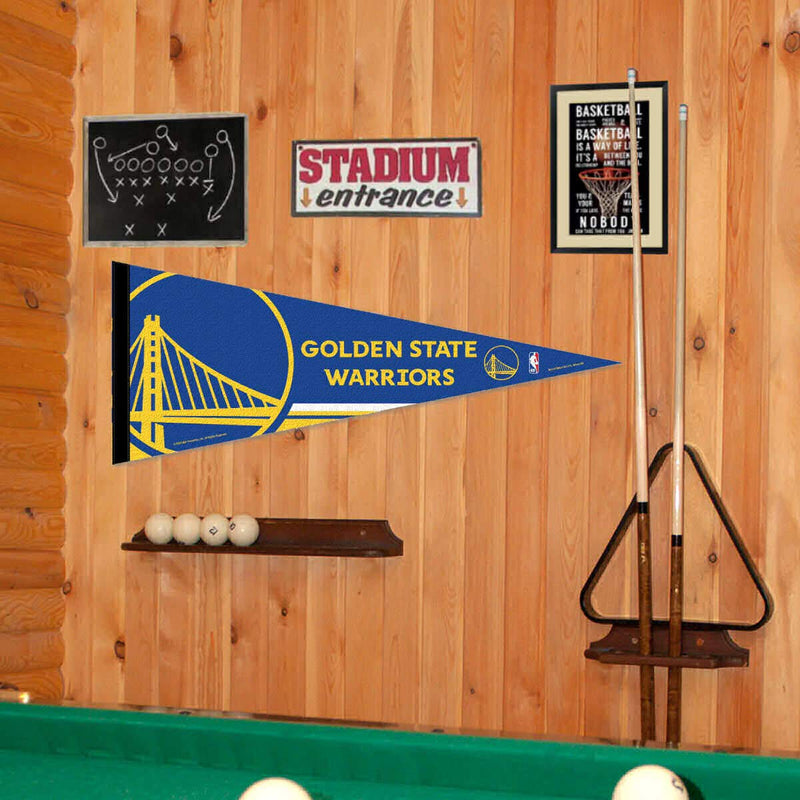 WinCraft Golden State Warriors Pennant Full Size 12" X 30" - BeesActive Australia