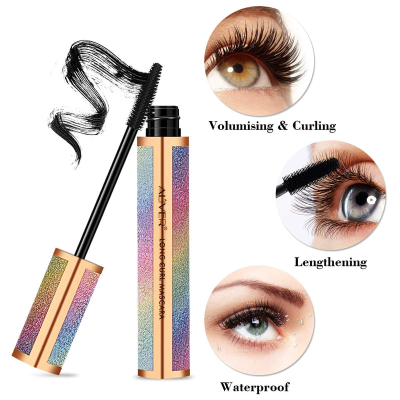 4D Silk Fiber Lash Mascara, Mascara Black Volume and Length Lasting All Day, Waterproof Mascara Lengthening No Clumping, No Smudging & Easy to Remove - BeesActive Australia