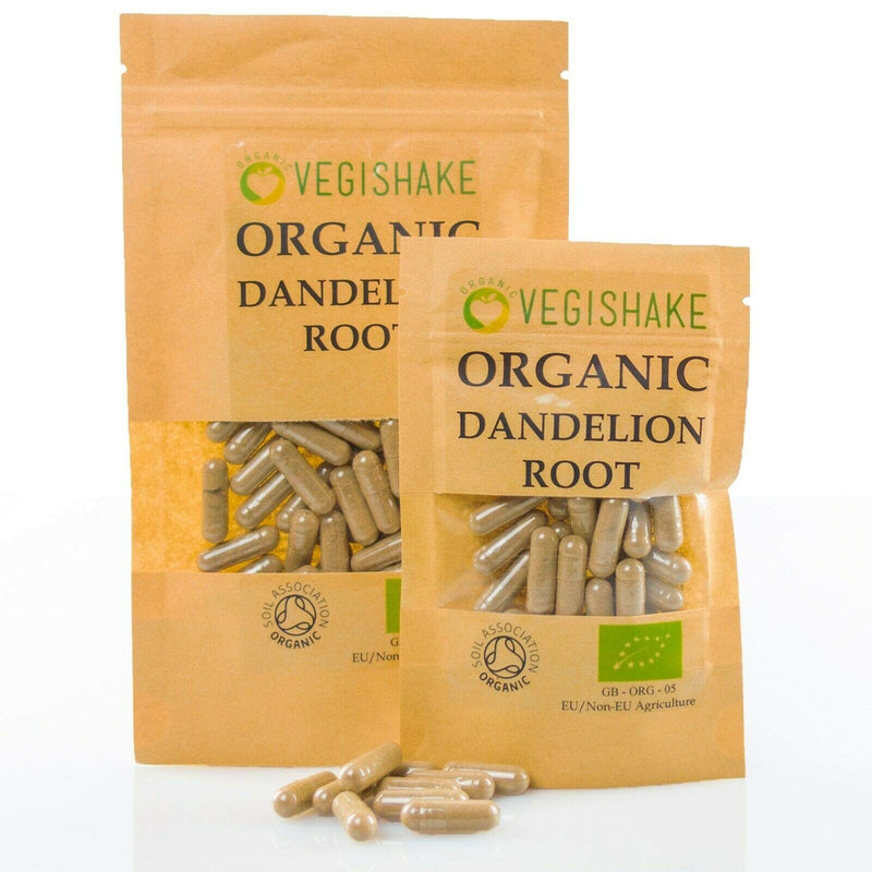 Organic Dandelion Root HPMC Capsules 1000mg Appetite Upset Stomach