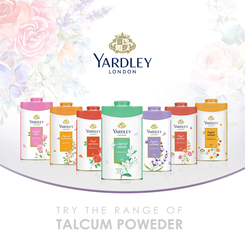 Yardley Jasmine Perfumed Talc, 250 g - BeesActive Australia