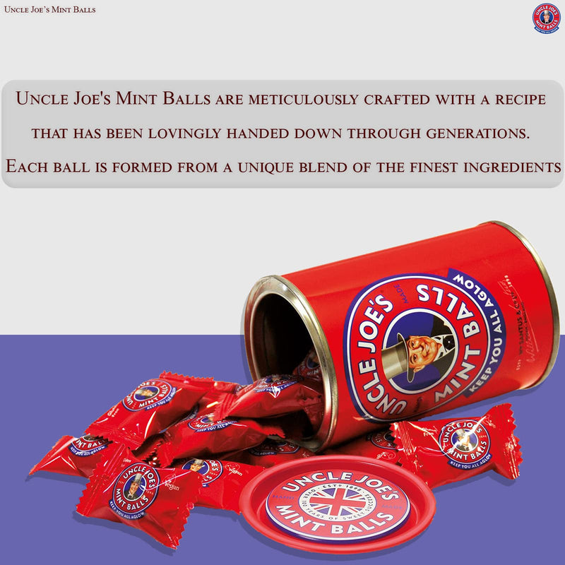 Uncle Joe's | Mint Balls | 120g Tin - BeesActive Australia