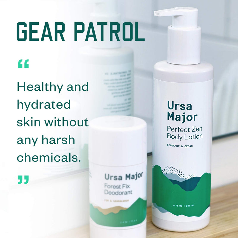 Ursa Major Natural Body Lotion | Vegan and Cruelty-Free | Moisturizes, Soothes and Hydrates Skin | Formulated for Men & Women | 8 ounces - BeesActive Australia