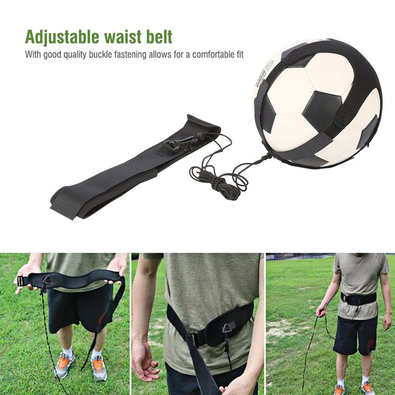 VGEBY Soccer Kick Trainer, Hands Free Solo Soccer Practice Training Tool with Adjustable Elastic Waist Belt Ball Sports Goods - BeesActive Australia