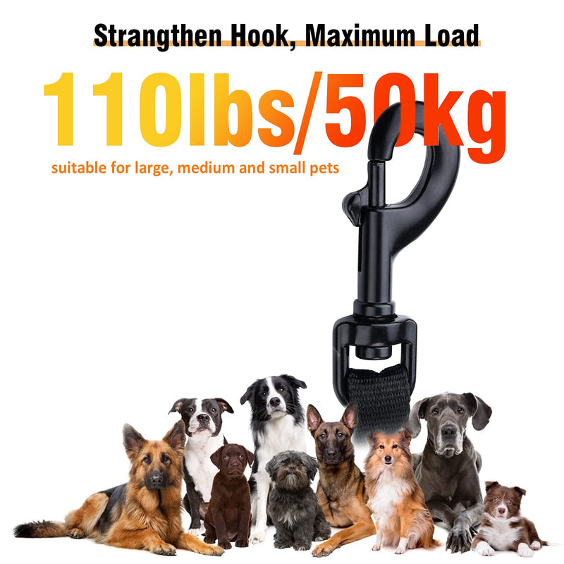 Retractable Dog Leash, Pecute 360° Tangle-Free Dog Leash Retractable, Heavy Duty Retractable Dog Leash with Protective Bungee, Easy One Button Brake & Lock, Great for Small to Large Dogs, 16ft/5m - BeesActive Australia