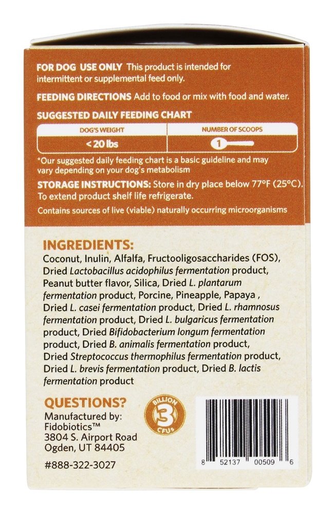 Fidobiotics, Good Guts Small Dog, 1 Count - BeesActive Australia