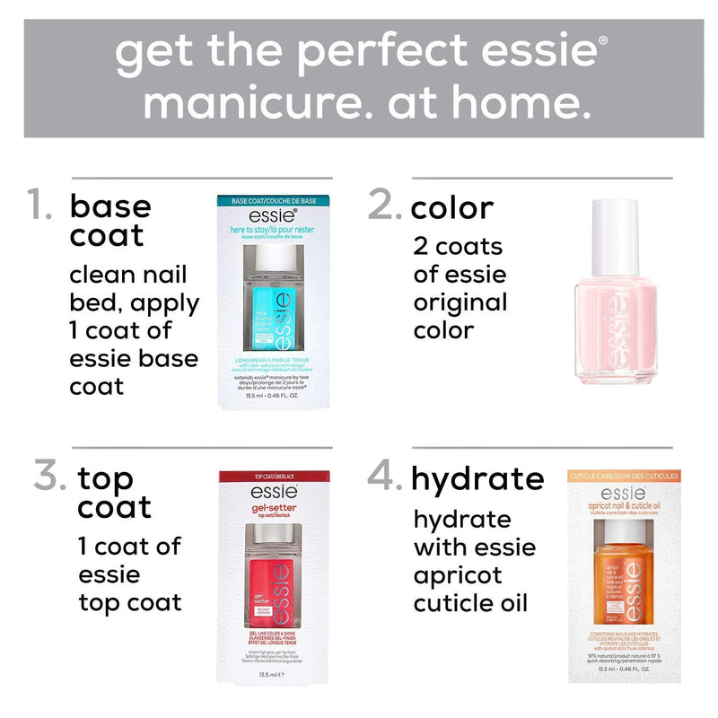 essie First Base Adhesion + Protection Base Coat for Nail Polish, 0.46 Ounces (Packaging May Vary) FIRST BASE BASE COAT - BeesActive Australia