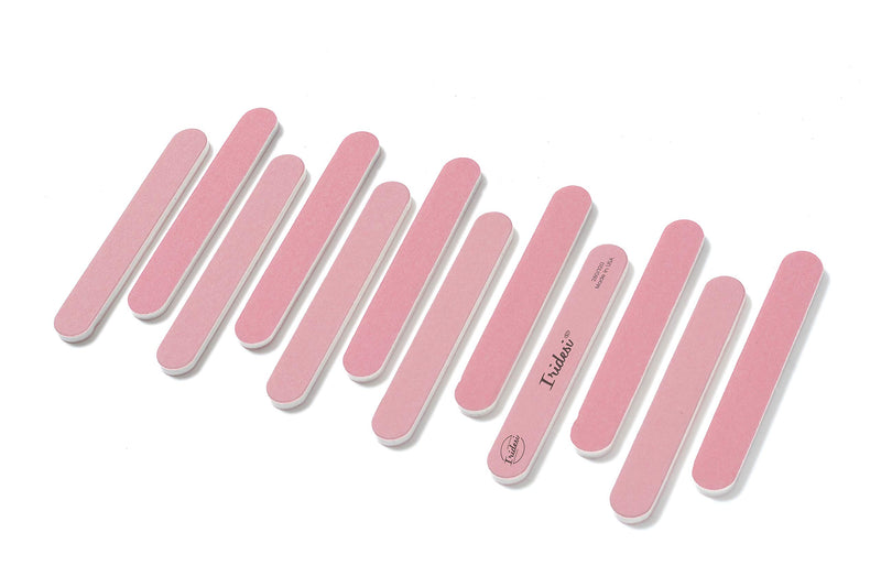 Iridesi Mini Nail Files Pink 3.5 Inches Long By 1/2 Inch Wide Emery Boards 280/320 Grit 12 Fingernail Filers Per Pack 12 Pack - BeesActive Australia