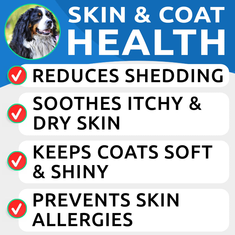 BARK&SPARK Salmon Oil for Dogs & Cats - Natural Fish Oil Omega-3 - Skin & Coat Support - Liquid Food Supplement for Pets - Natural EPA + DHA Fatty Acids for Joint Function, Immune & Heart Health 8oz - BeesActive Australia