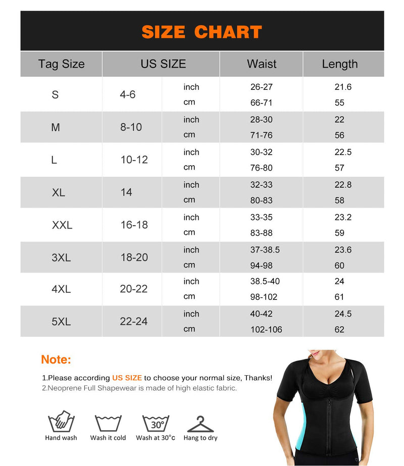 NonEcho Women Sauna Body Shaper Sweat Suit Sleeve Spa Cami Hot Neoprene Slimming Workout Vest Waist Trainer Top Black Medium - BeesActive Australia