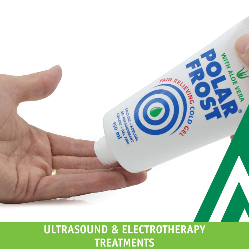 Med-Fit Polar Frost Maximum Pain Relief Gel - Soothe Aches, Sprains, Inflammation, Post-operative Swelling - Quick Absorbing & Deep Penetrating Relief - Aloe Vera & Menthol, 150 Millilitre - BeesActive Australia