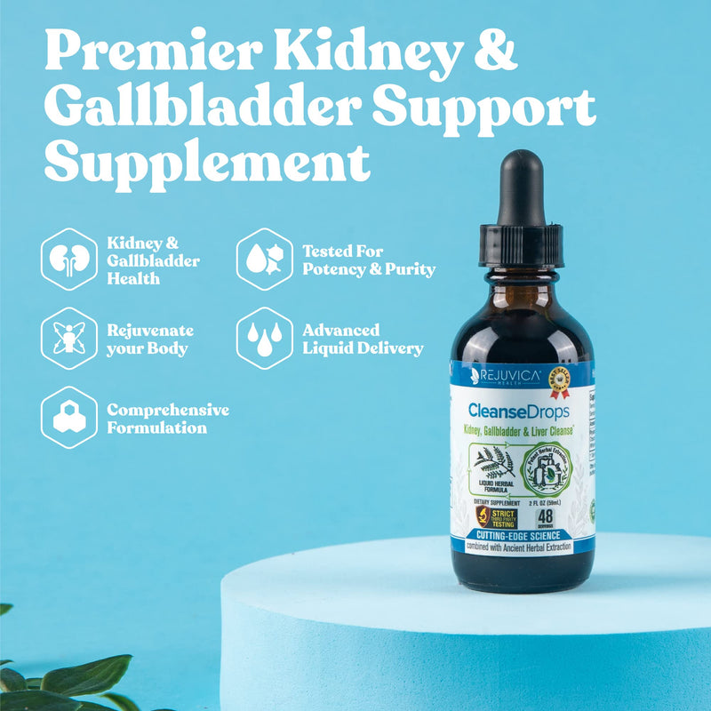 Cleanse Drops - Advanced Kidney & Gallbladder Cleanse Support Supplement - Liquid Delivery for Better Absorption - Chanca Piedra used in Amazonian Rainforest 1 - BeesActive Australia