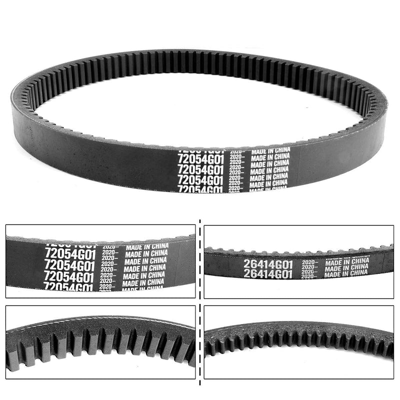 ROYKAW EZGO TXT Gas Drive Belt & Starter Belts Kit for EZGO 4 Cycle Gas Golf Cart TXT Cushman Express Marathon Medalist ST Vehicles Terrain 1994-2013, OEM # 72054G01, 72024G01, 72025G01, 26414G01 - BeesActive Australia