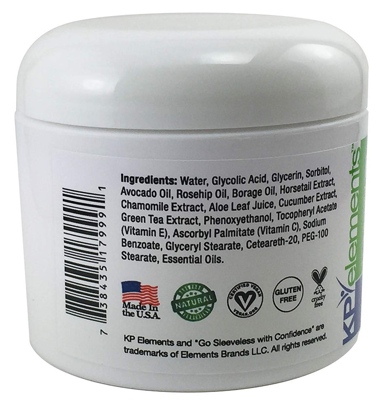 KP Elements Exfoliating & Soothing Skin Cream Keratosis Pilaris, 4 fl oz. 4 Fl Oz (Pack of 1) - BeesActive Australia
