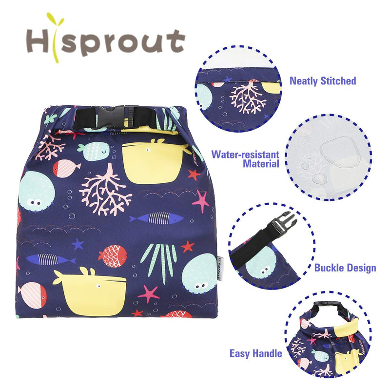 Hisprout Grab and Go Waterproof Washable Reusable Diaper Wet Bag (Duckling) Duckling - BeesActive Australia