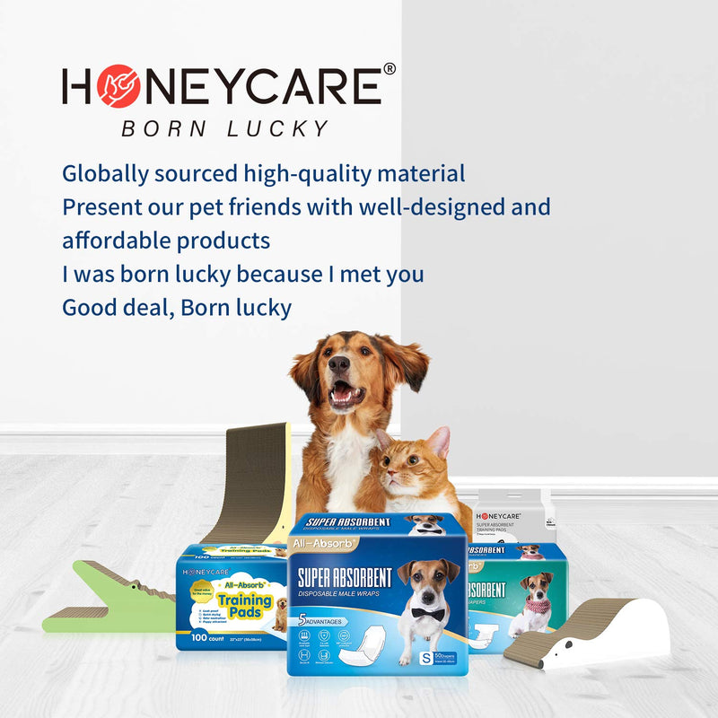 HONEY CARE All-Absorb Disposable Dog Diapers, Super Absorbent, Breathable, Wetness Indicator Medium - BeesActive Australia