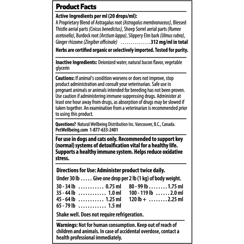 Pet Wellbeing - Life Gold - Dog Health Support - Natural, Herbal Supplement That Helps Maintain The Health of Your Canine - 2 oz (59 ml) - BeesActive Australia