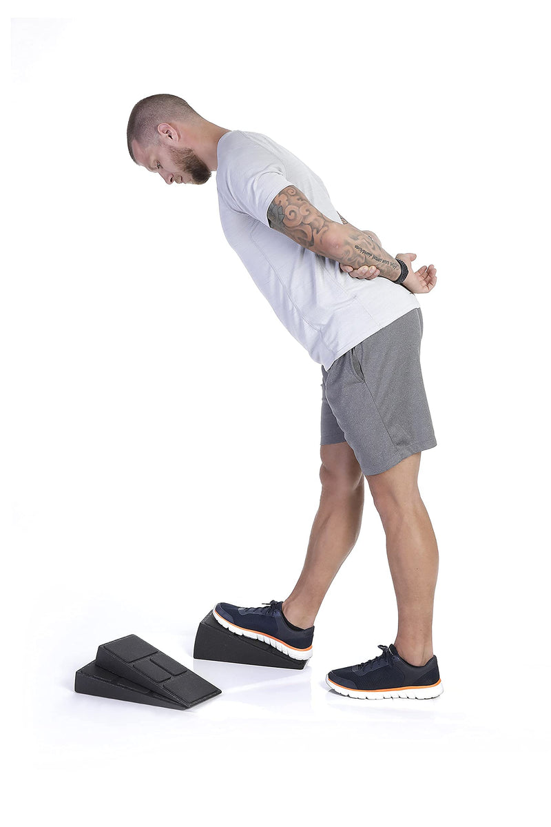 BODYMATE Set of 3 Calf Stretchers, Knee Wedge, Slant Board, Mobilisation Wedge for Stretching, Leg Extender - BeesActive Australia