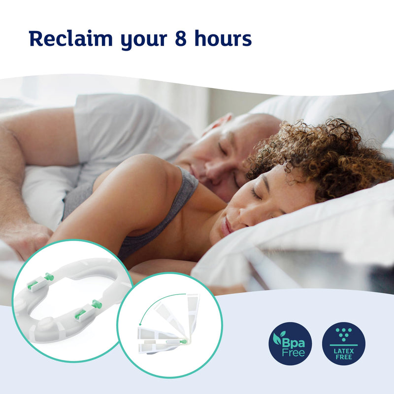 Snoreeze Oral Anti Snore Device - Adjustable Snoring Aids for Men & Women - Mandibular Advancement Device with Mobile App - Anti Snoring Mouthpiece - Sleep Aid to Reduce Snoring and Sleep Apnoea - BeesActive Australia